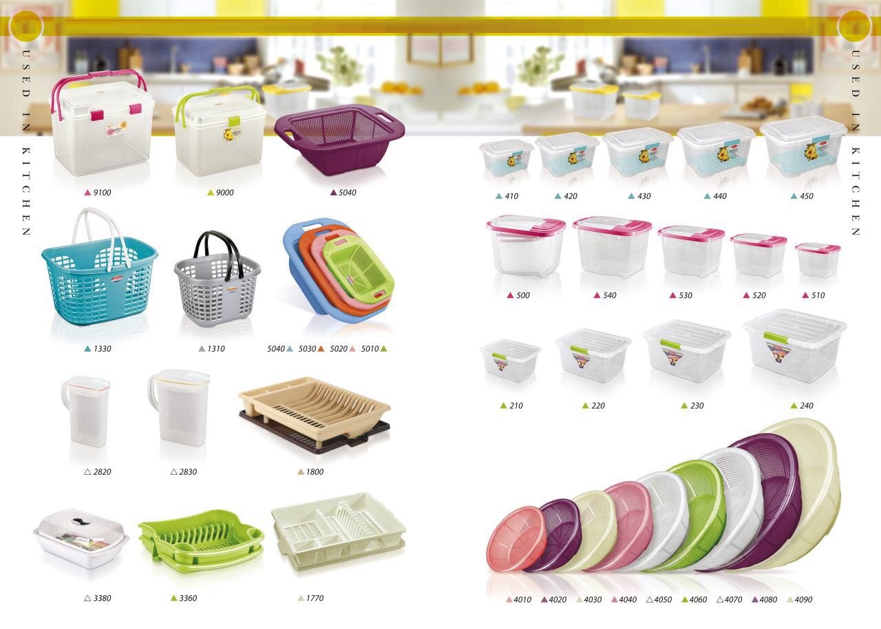 قیمت ظروف پلاستیکی آشپزخانه در بازار عمده فروشی
