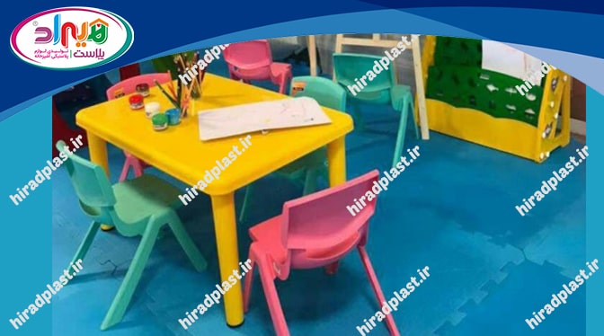 میز صندلی پلاستیکی کودک 
